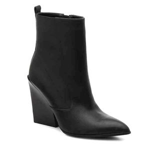 Bleecker & Bond black ankle boots
